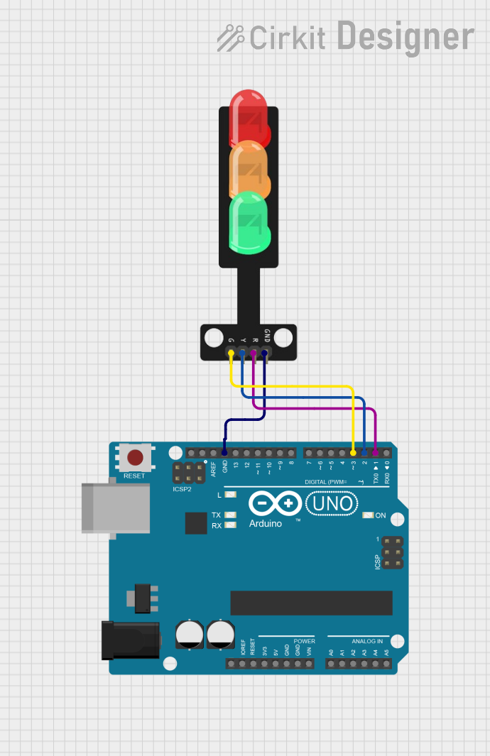 Image of traffic light led: A project utilizing traffic light  in a practical application