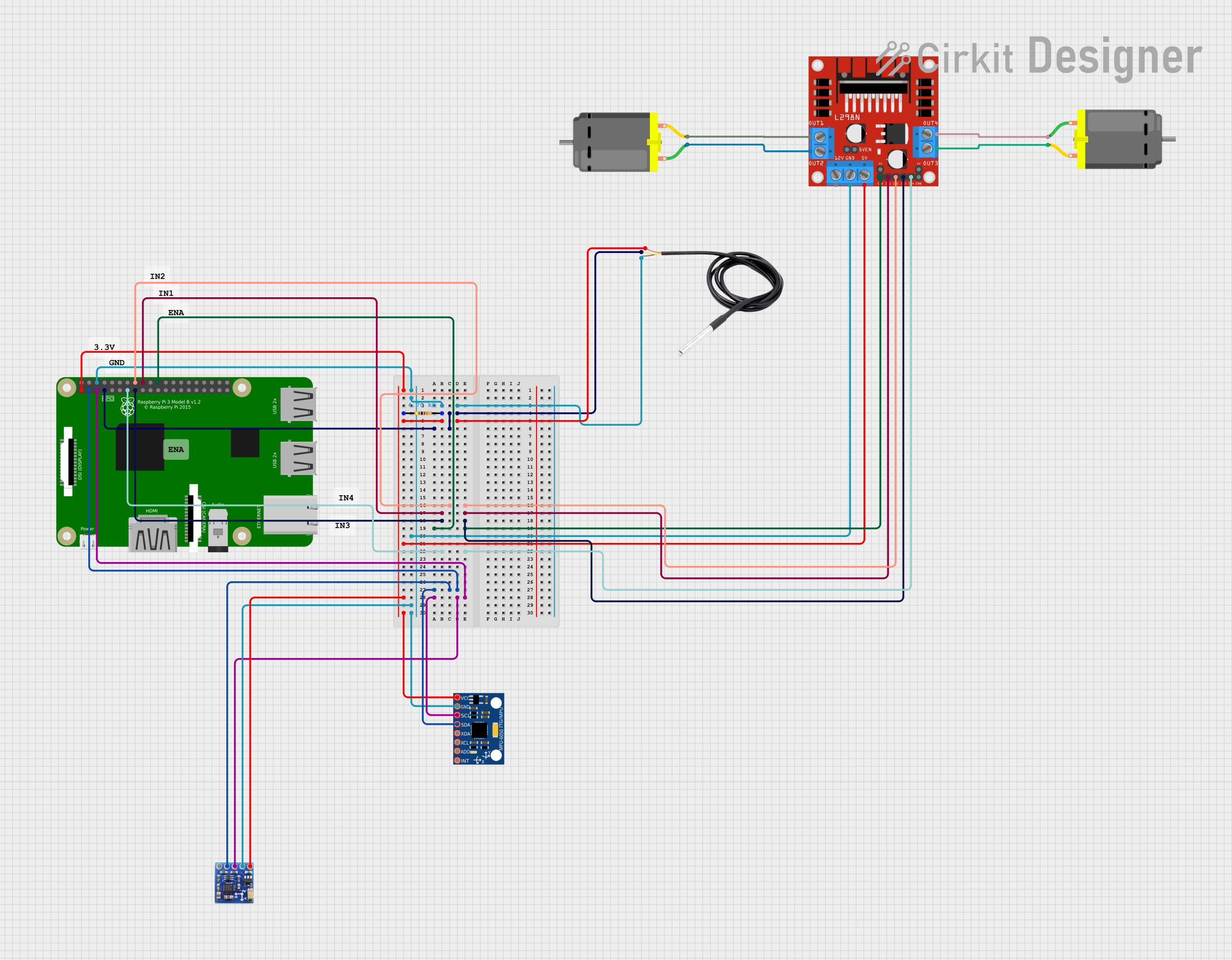 Image of Float Robot: A project utilizing Raspberry Pi 3B in a practical application