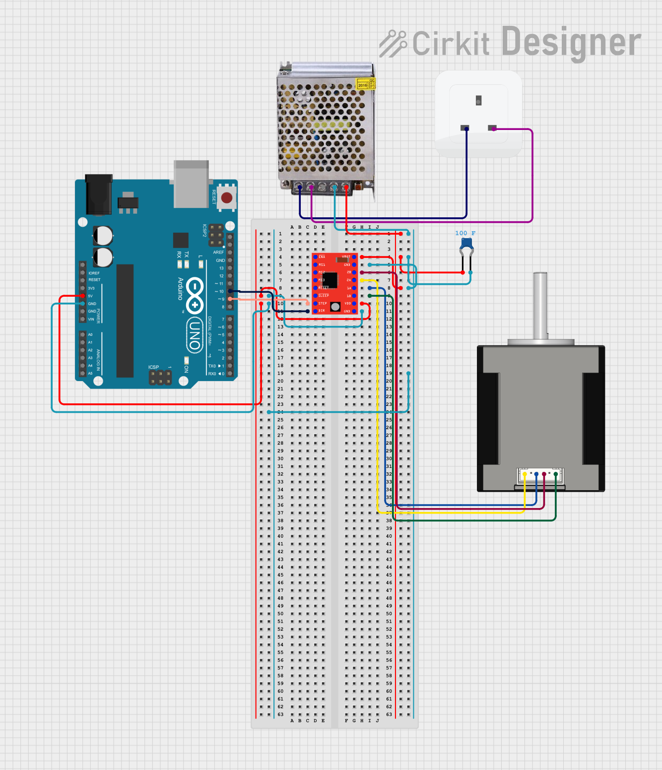 Image of Nema 17 connector: A project utilizing Nema 17 in a practical application