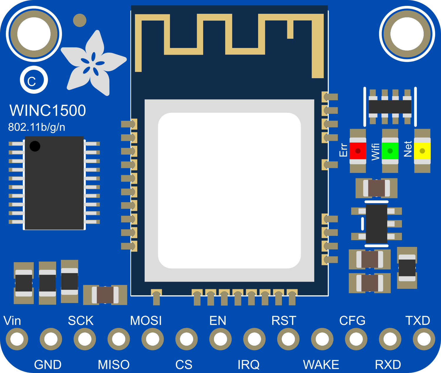 Image of Adafruit WINC1500 PCB Antenna Breakout