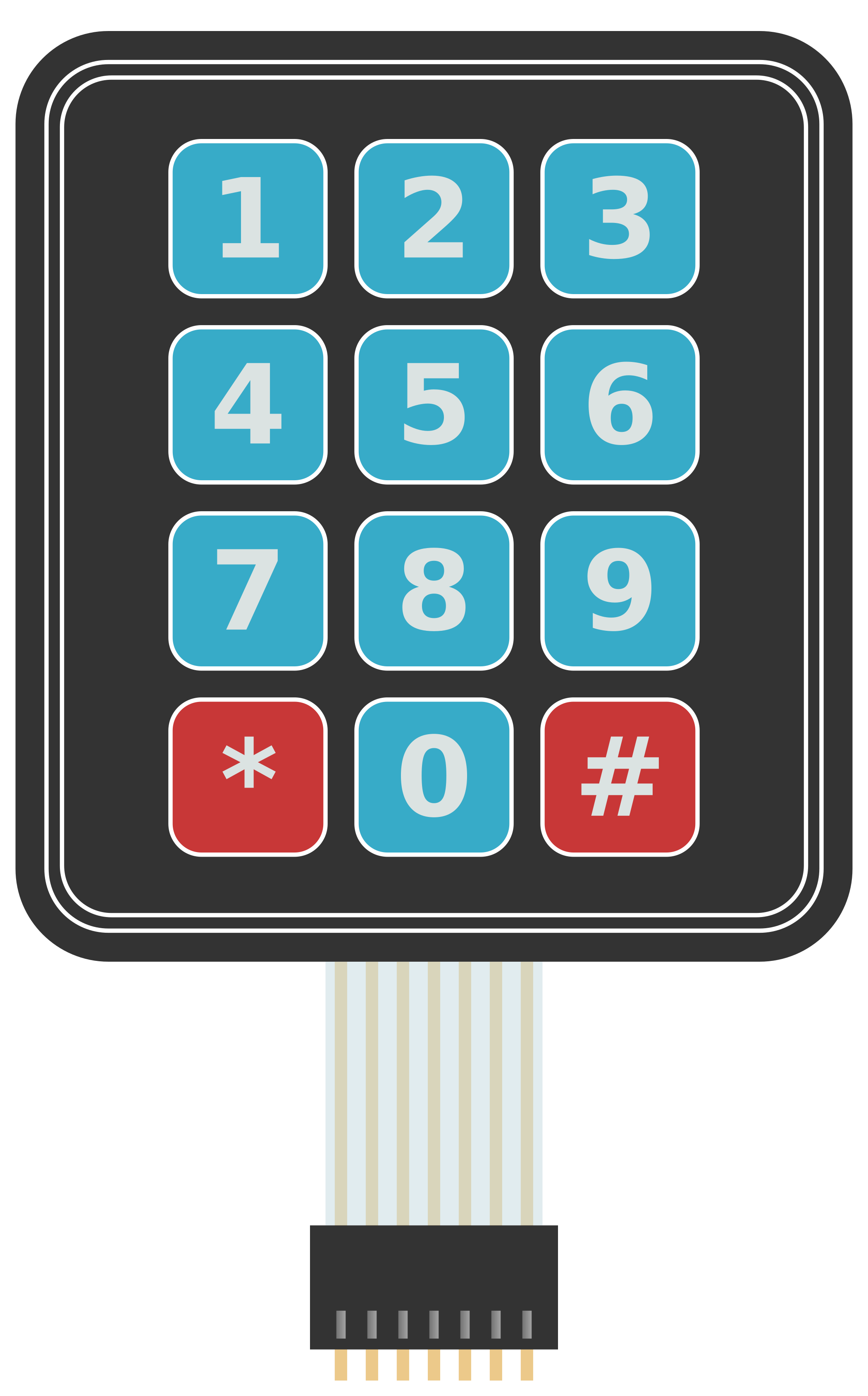 Image of keypad 3x4