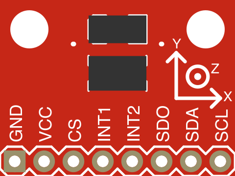 Image of Triple Axis Accelerometer Breakout - ADXL345