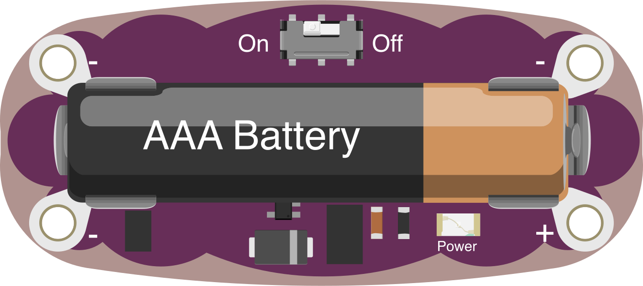 Image of SparkFun LilyPad Power Supply