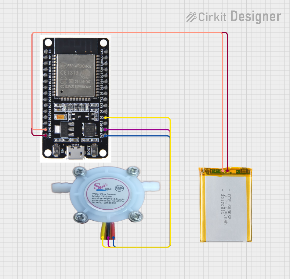 Image of phil: A project utilizing Water Flow Rate Sensor YF-S401 in a practical application