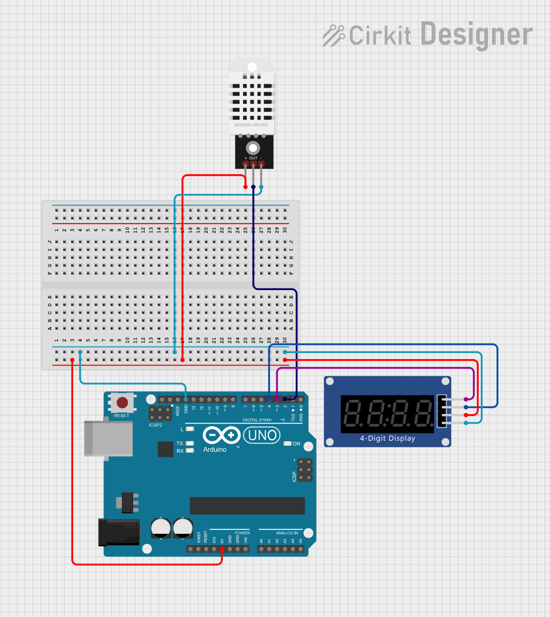 Image of t_h_monitor: A project utilizing 7-Segment Panel Celsius Thermometer in a practical application