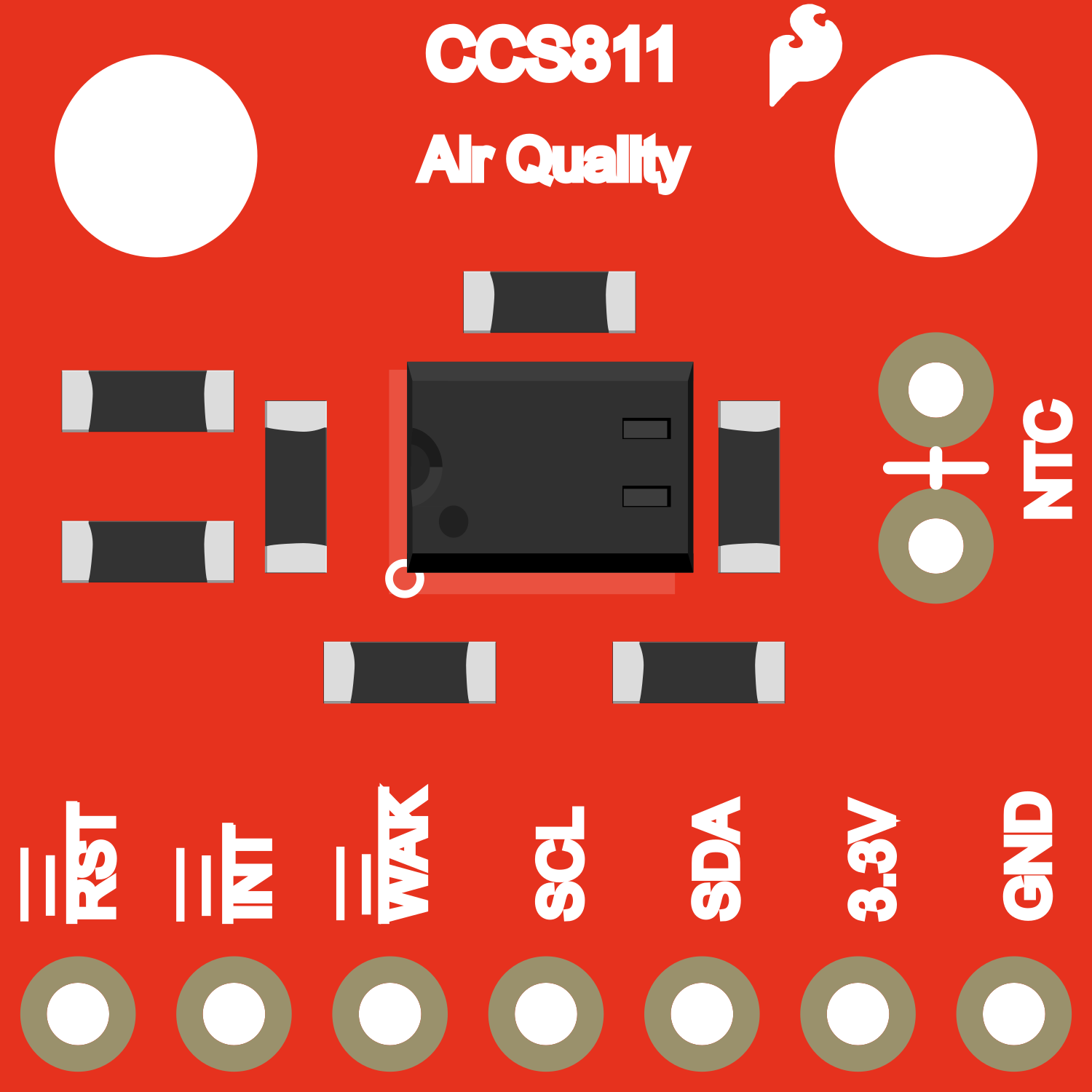 Image of SparkFun Air Quality Breakout - CCS811