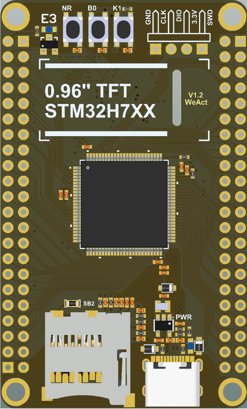 Image of STM32H750 Core Board
