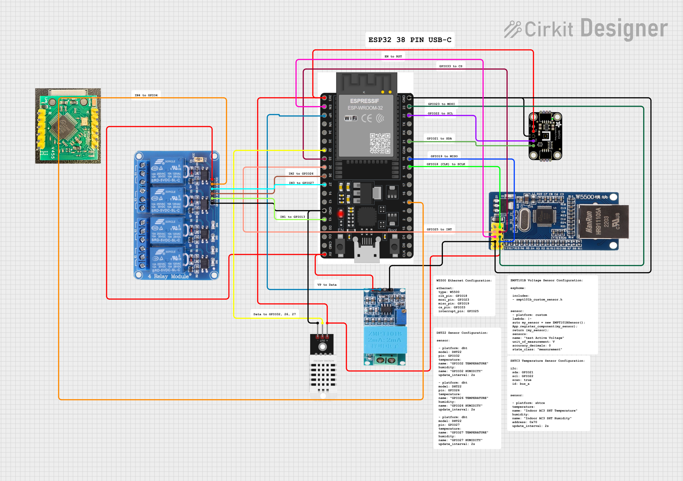 Image of ESP32 38Pin 3Phase Air Conditioner USB-C: A project utilizing TP-Link Router in a practical application