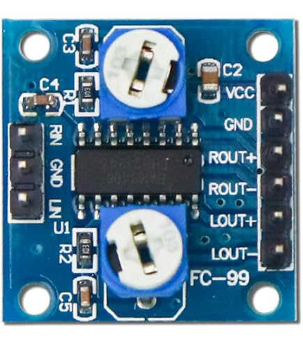 Image of Adjustable Dual Channel Audio Amplifier