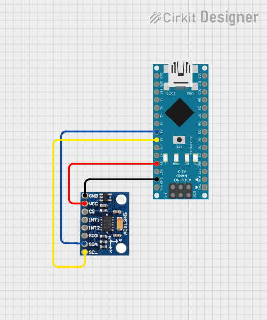 Image of Interfacing ADXL345 with Nano: A project utilizing adxl 355 in a practical application