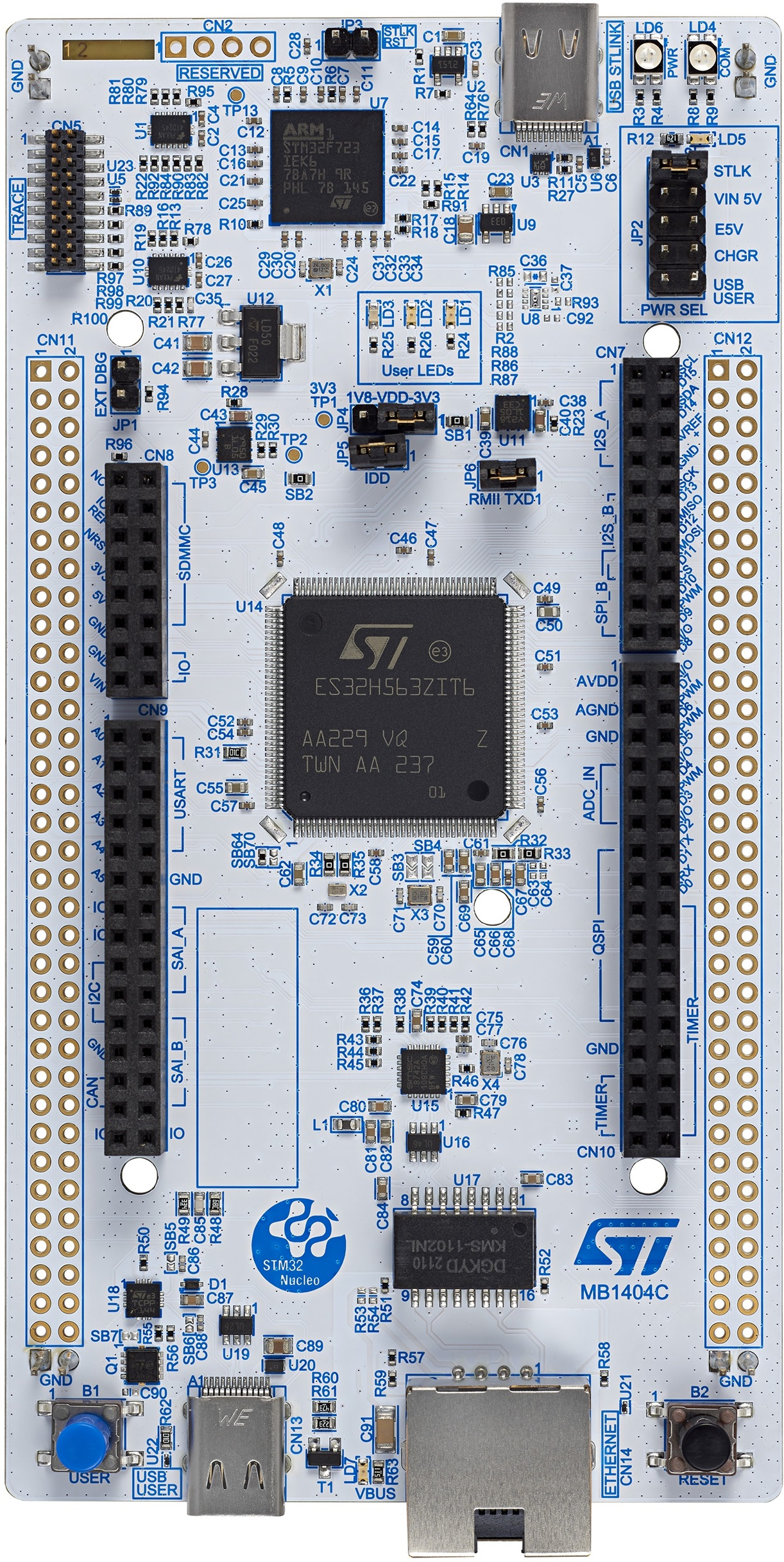 Image of STM32 Nucleo-144 boards