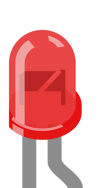 LED: Two Pin (red) - Long Pins