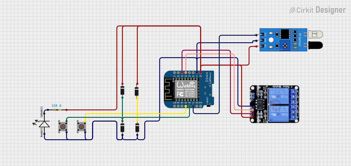 Image of GarageDoor: A project utilizing Wemos D1 Mini in a practical application