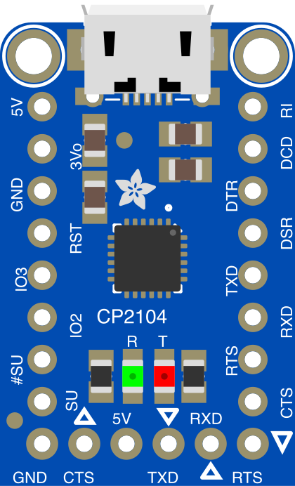 Image of Adafruit CP2104 Friend