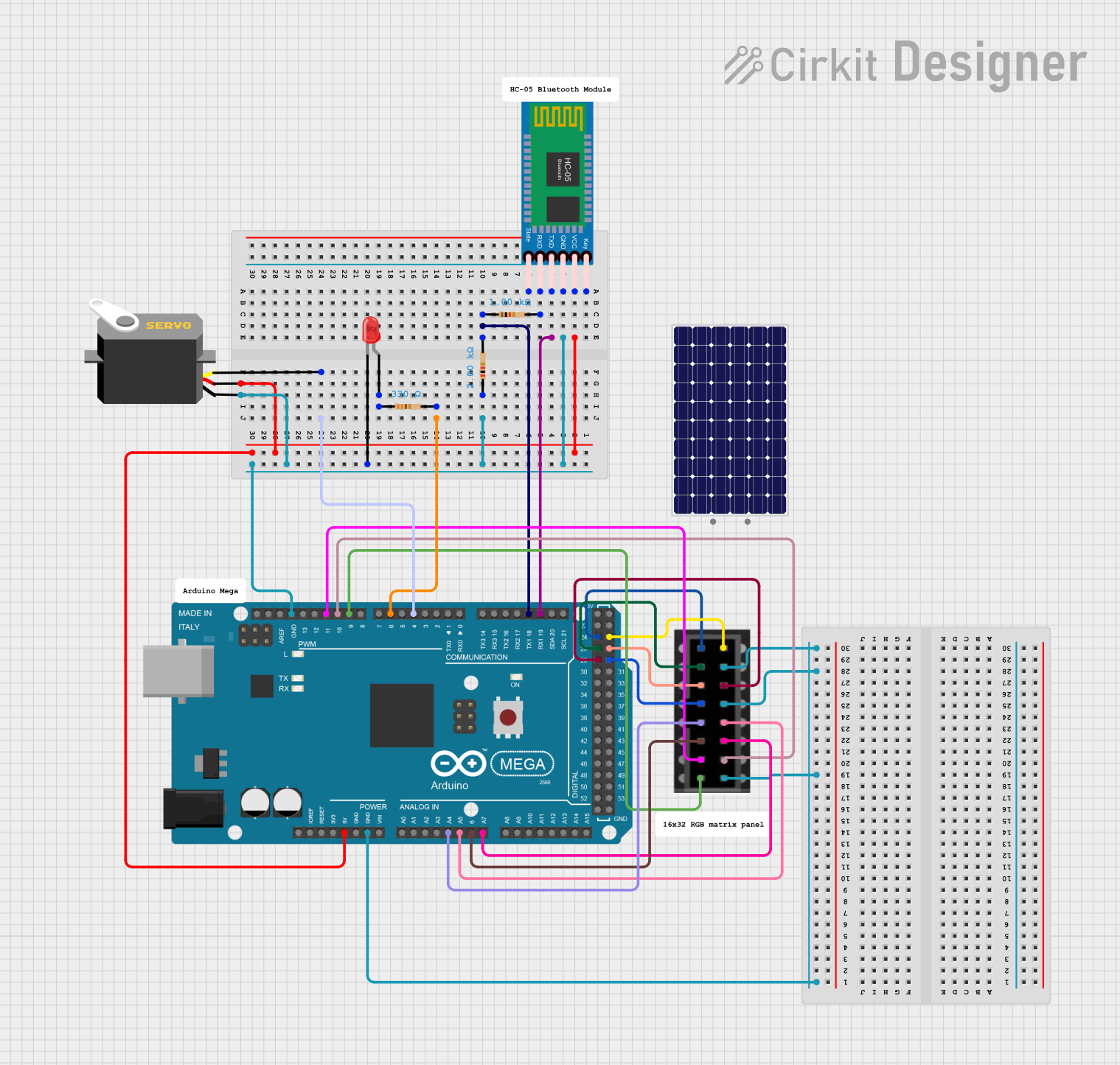 Image of FYP: A project utilizing Adafruit Mini 8x8 LED Matrix Backpack Blue in a practical application