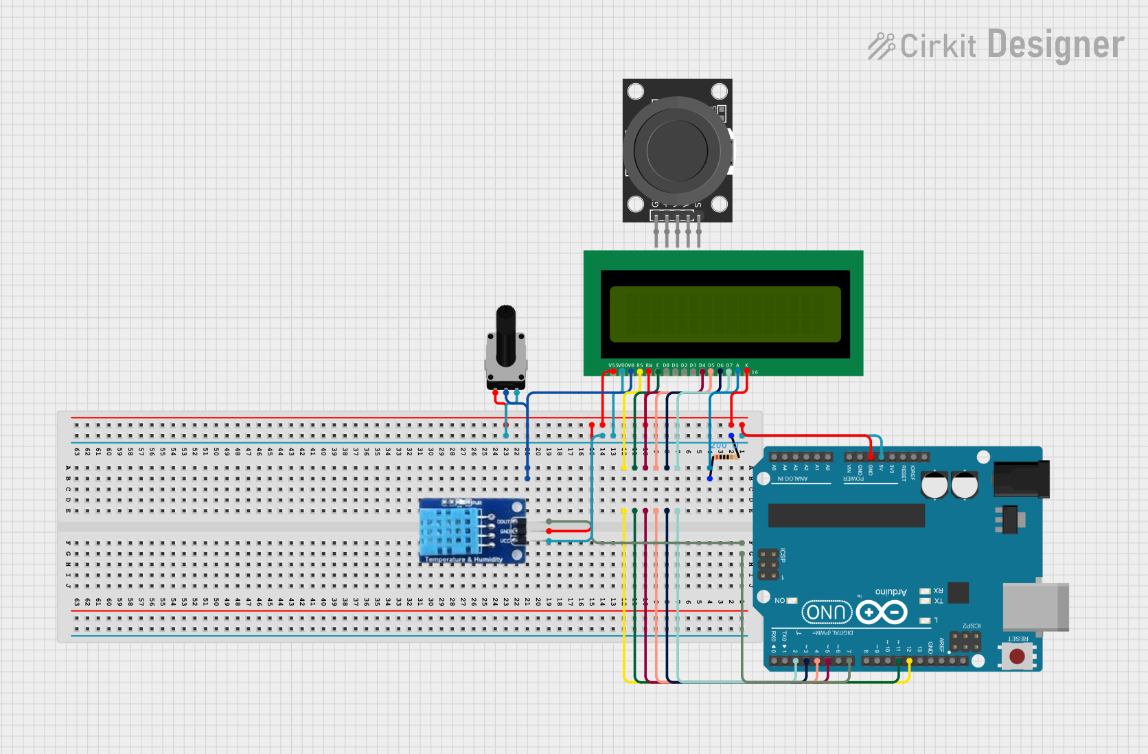 Image of Temp and humidity sensor: A project utilizing JDY-16 in a practical application