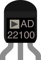 Image of AD22100 - Voltage Output Temperature Sensor with Signal Conditioning