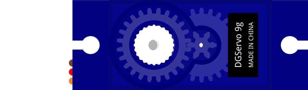 Image of Dagu DGServo 9g (Top view)