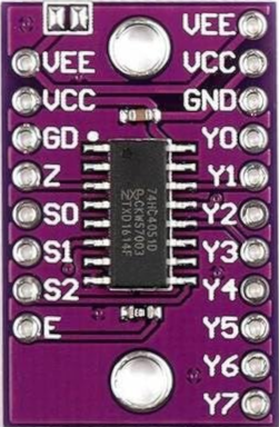 Image of 74HC4051 CD4051 8-Channel Multiplexer