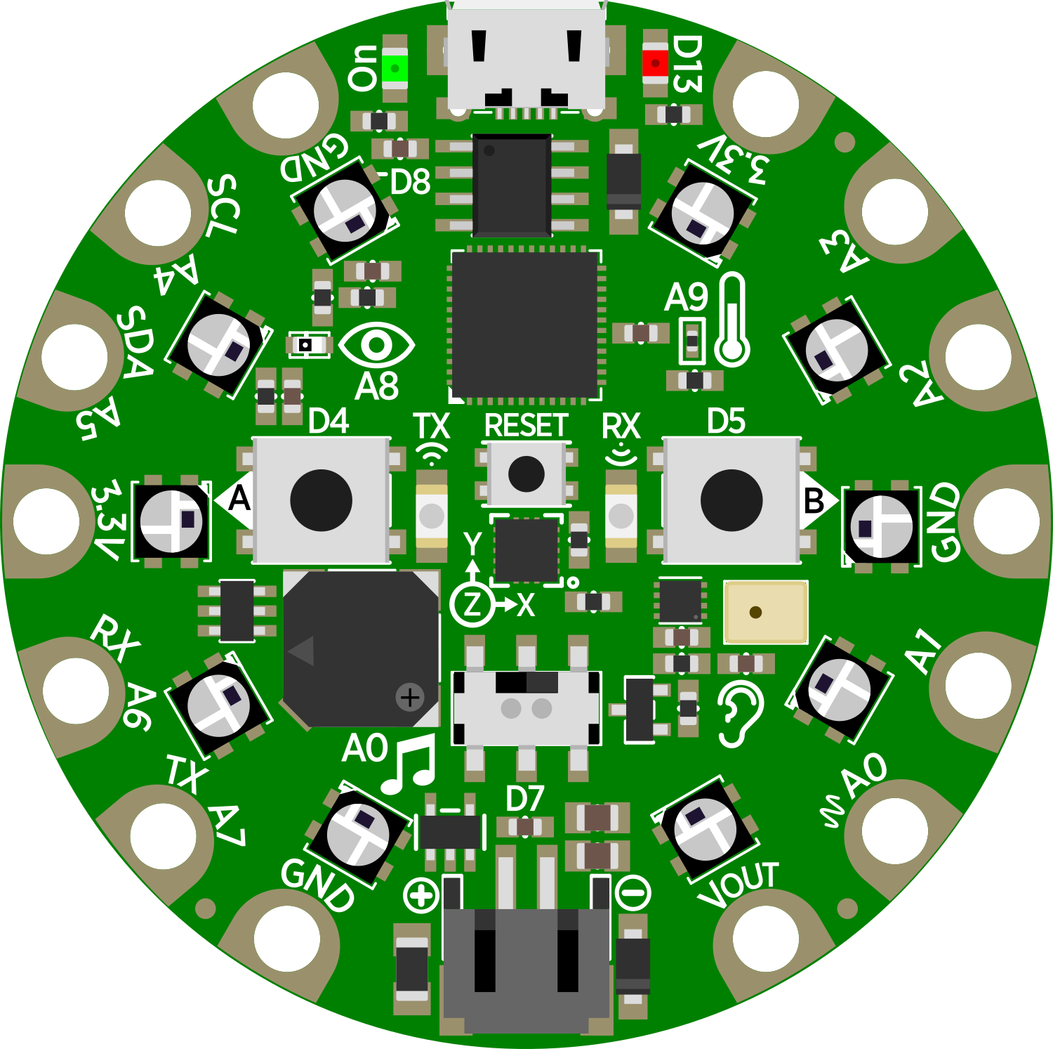 Image of Adafruit Circuit Playground Express 4-H