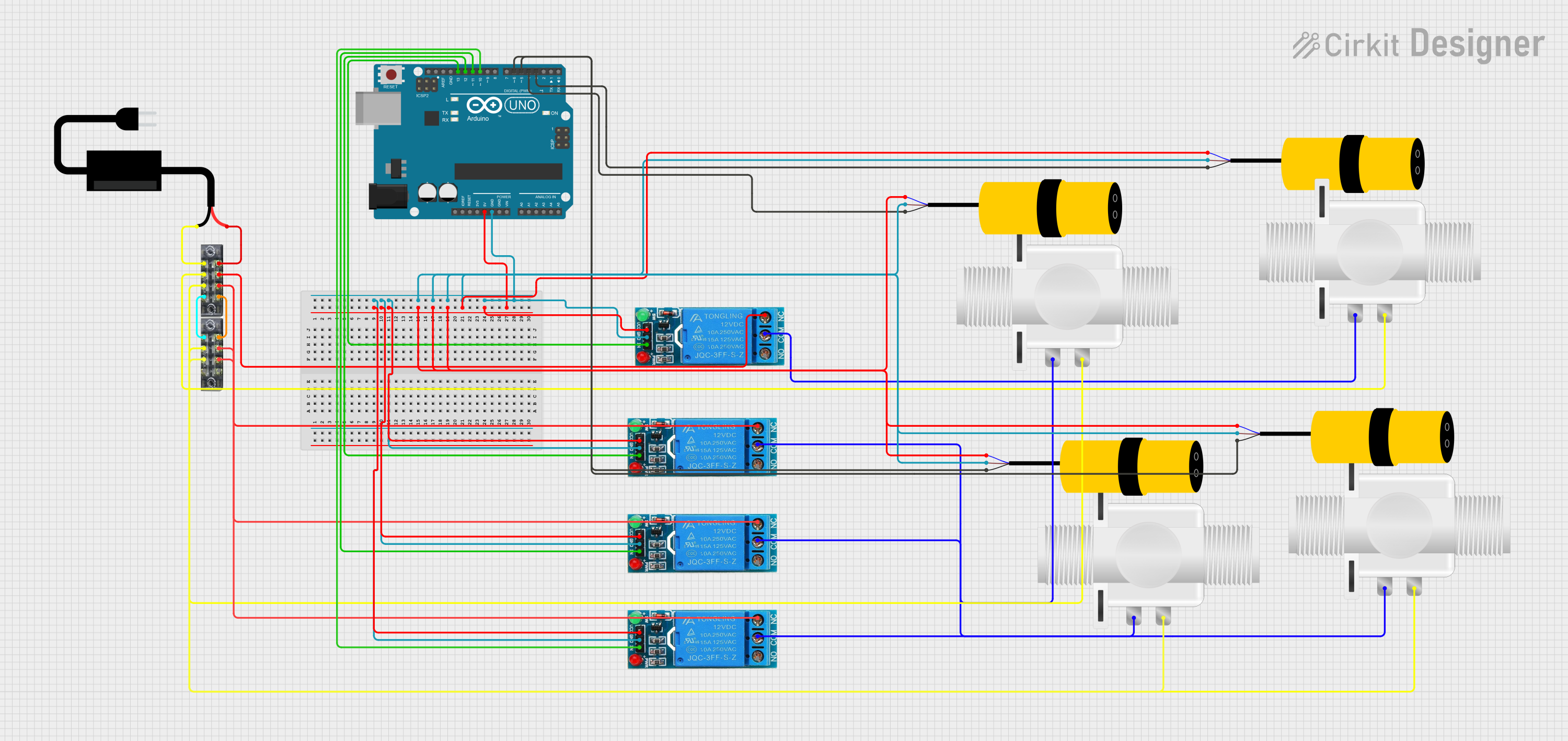 Image of KRAN OTOMATIS: A project utilizing SINGLE SOLENOID in a practical application