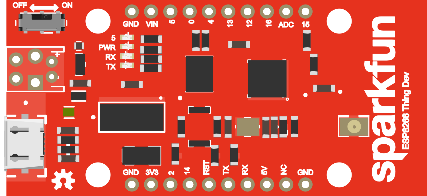 Image of SparkFun ESP8266 Thing - Dev Board