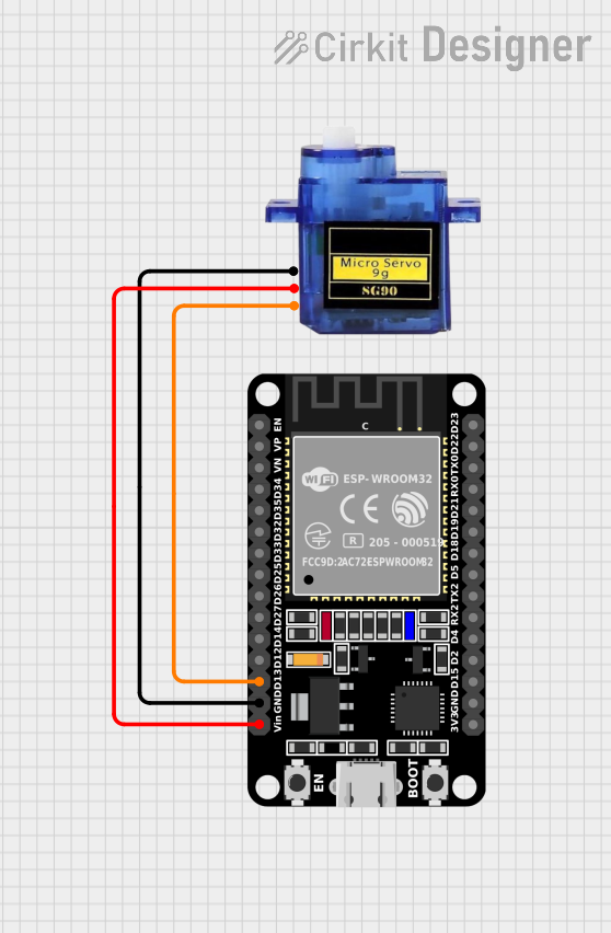 Image of servo: A project utilizing Servo (G/V/PWM) in a practical application