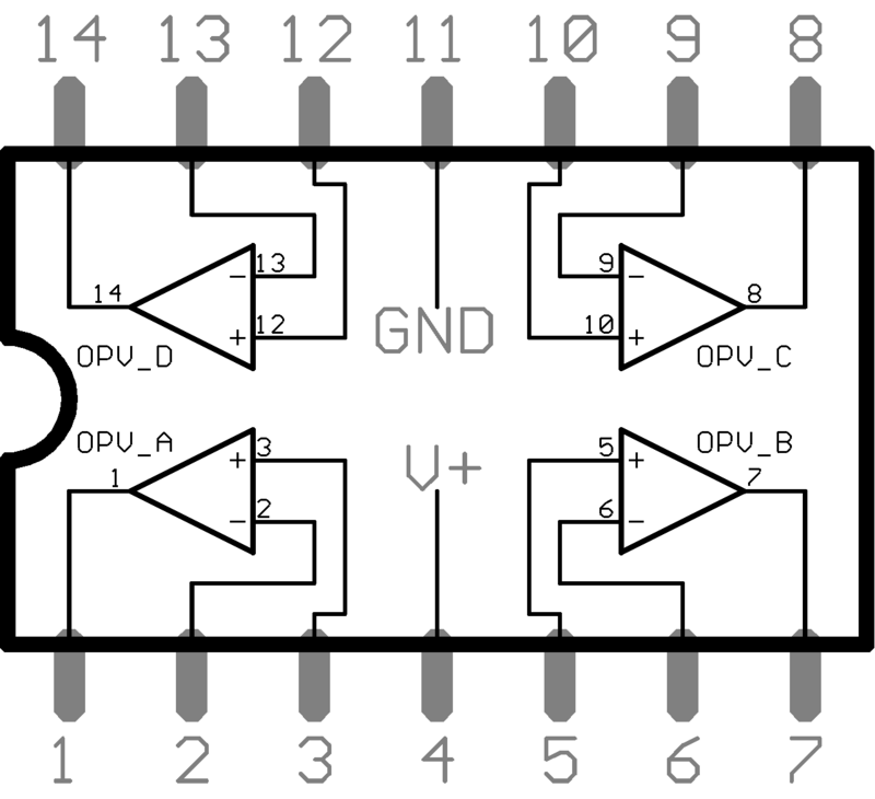 Image of integrated circuit amplifier