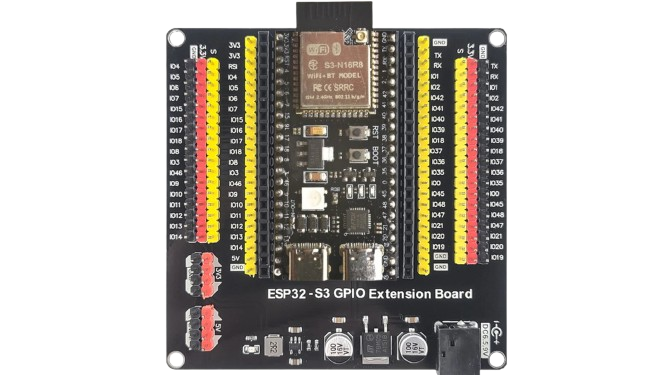 Image of đế ra chân và esp32 s3