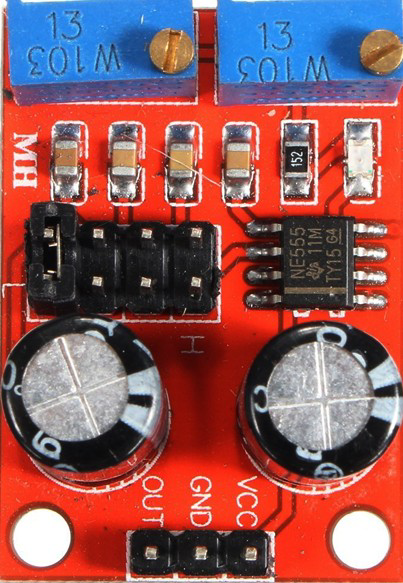 Image of NE555 Pulse Frequency Duty Cycle Adjustable Module Square Wave Signal Generator