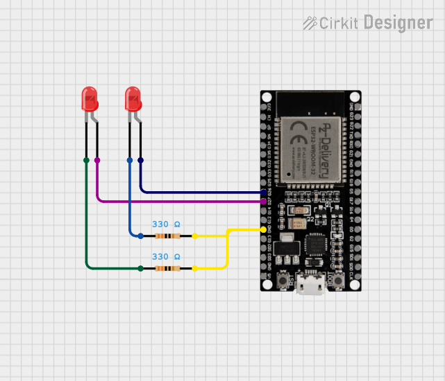 Image of WaterLevel_LED_38_WiFi: A project utilizing ESP32-38 PINS in a practical application