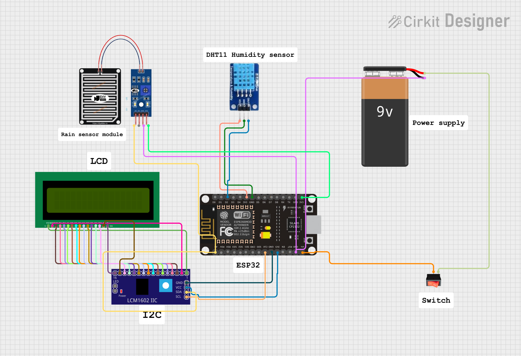 Image of Weather monitoring system: A project utilizing H11L1M in a practical application