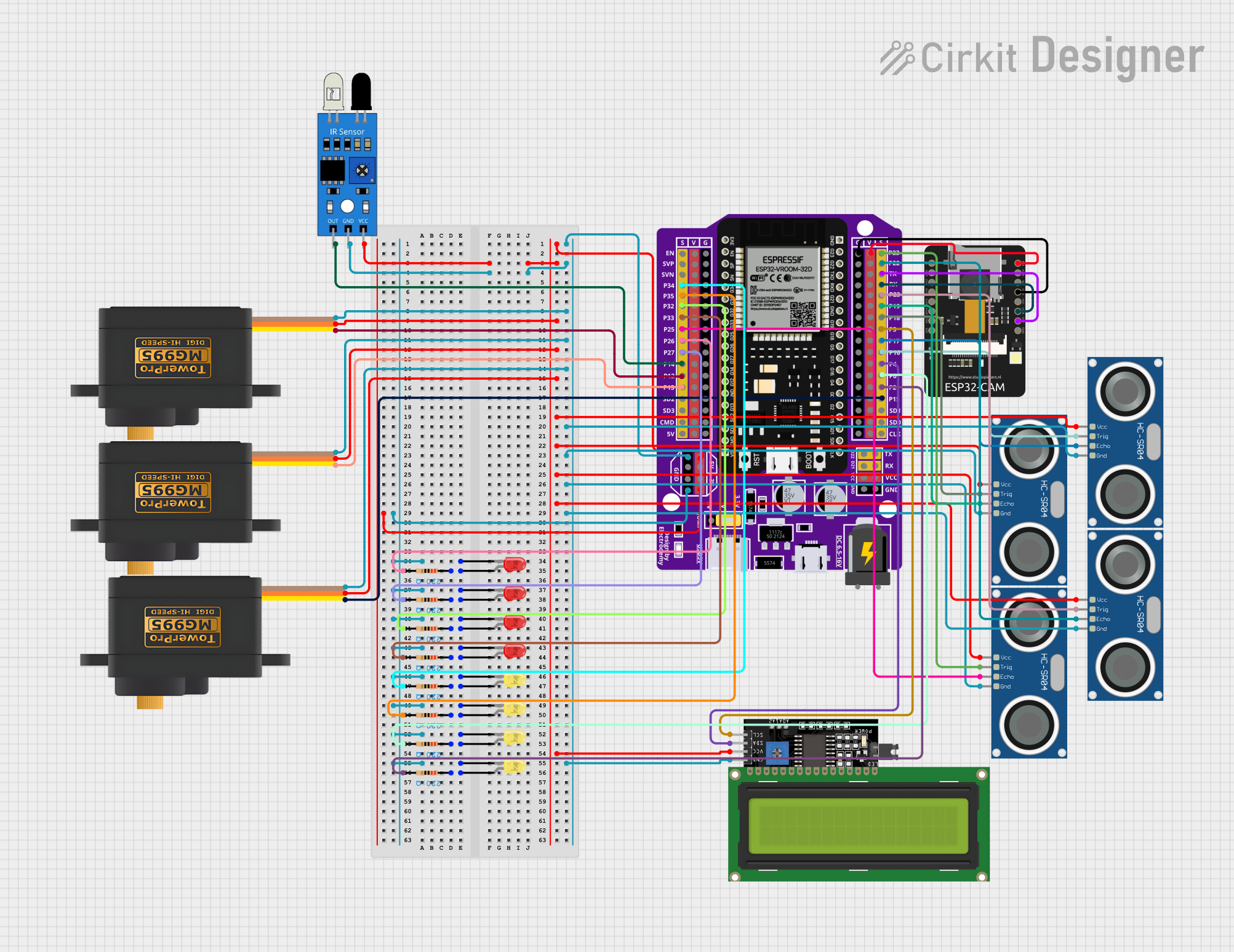 Image of xyhaeee: A project utilizing ESP32 - 38 pins Expansion Board in a practical application