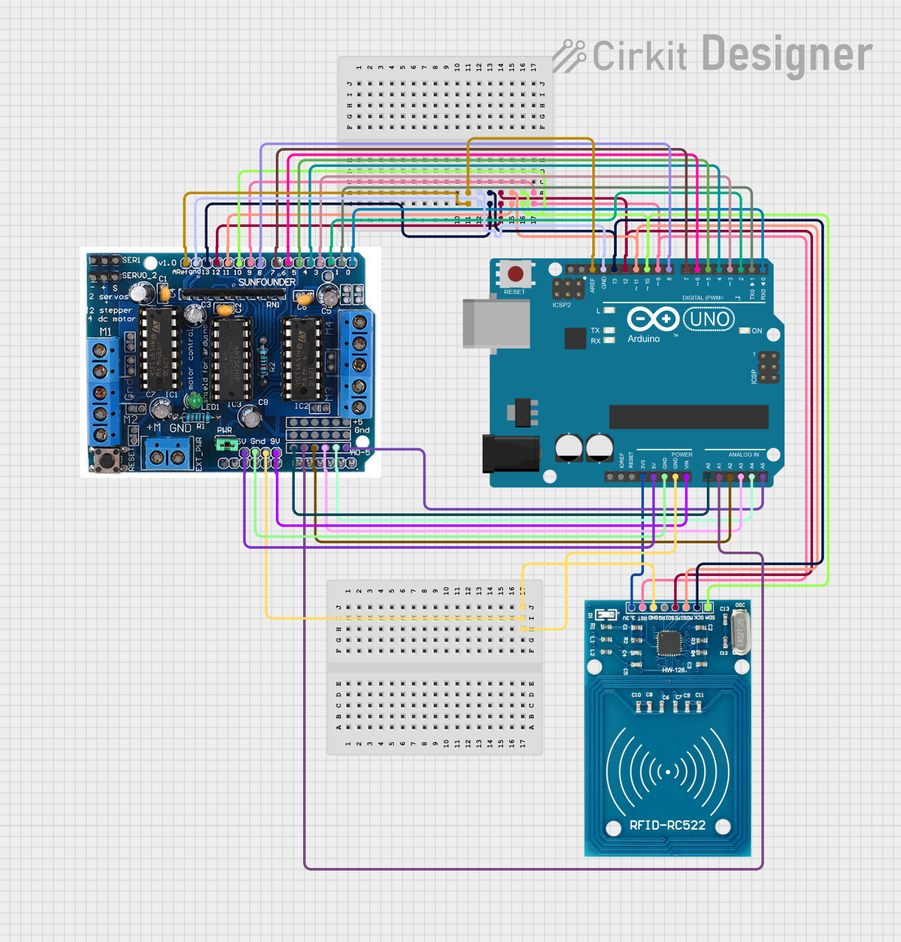 Image of rfid tower parking: A project utilizing Adafruit PN532 NFC RFID Controller Shield in a practical application