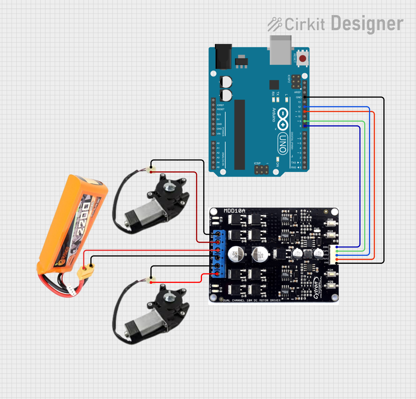 Image of Power Window with Motor Driver & Arduino: A project utilizing Cytron URC10 in a practical application