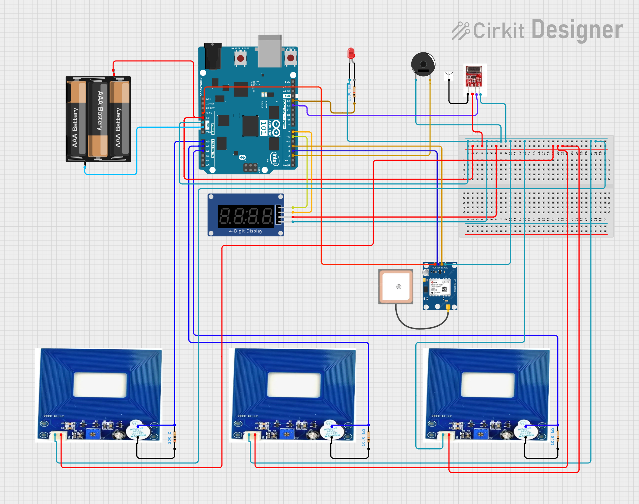 Image of Transmission Ckt Diagram: A project utilizing Detector de metales in a practical application