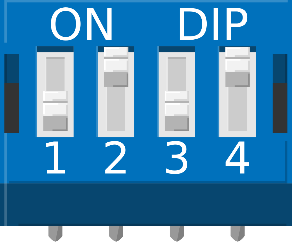 Image of DIP Switch 4 Position