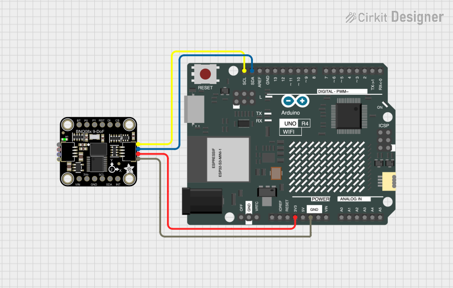 Image of Last one: A project utilizing Adafruit BNO085 9-DOF Orientation IMU Fusion in a practical application