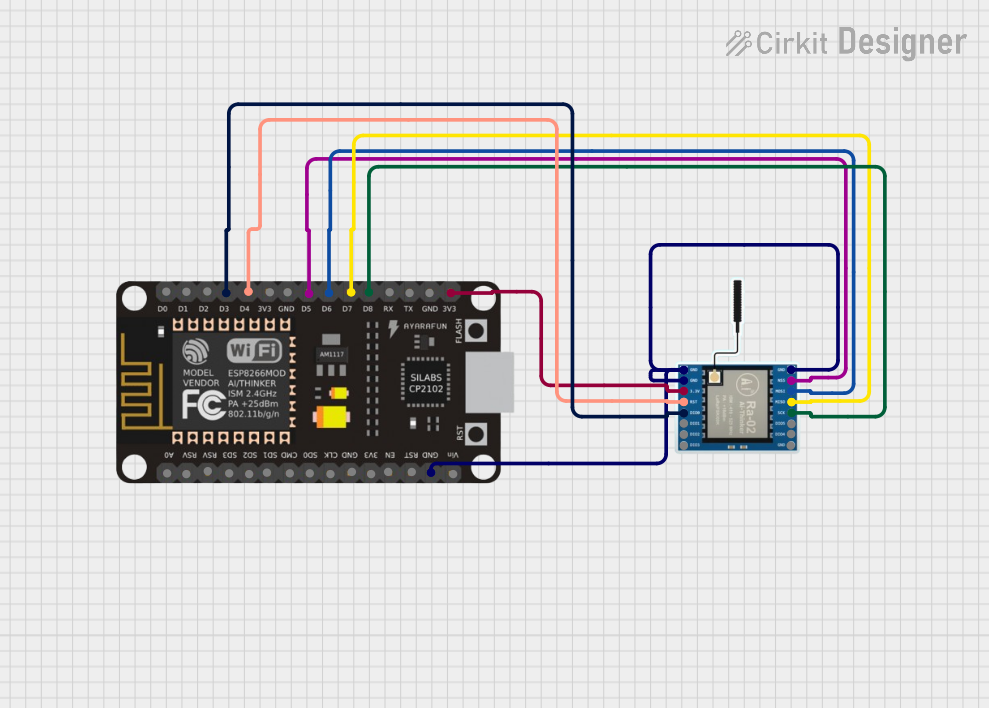 Image of node circuit: A project utilizing ESP8266 LoLin NodeMCU V3 in a practical application