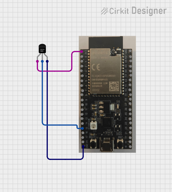 Image of Temperature: A project utilizing Mtiny ESP32 WROVER-IE in a practical application