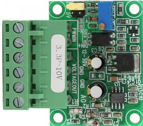 Image of 3.3V PWM Signal to 0-10V Voltage Converter D/A Digital-Analog PLC Module