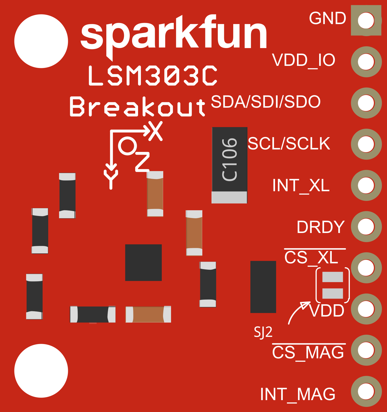 Image of SparkFun LSM303C 6 DOF IMU Breakout