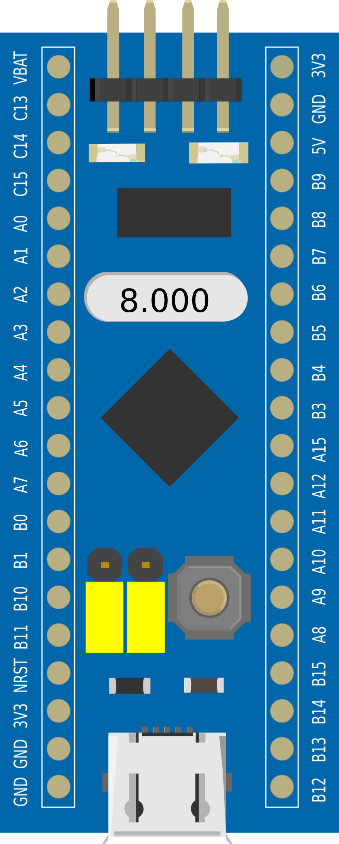 Image of STM32F103C8T6 Blue Pill