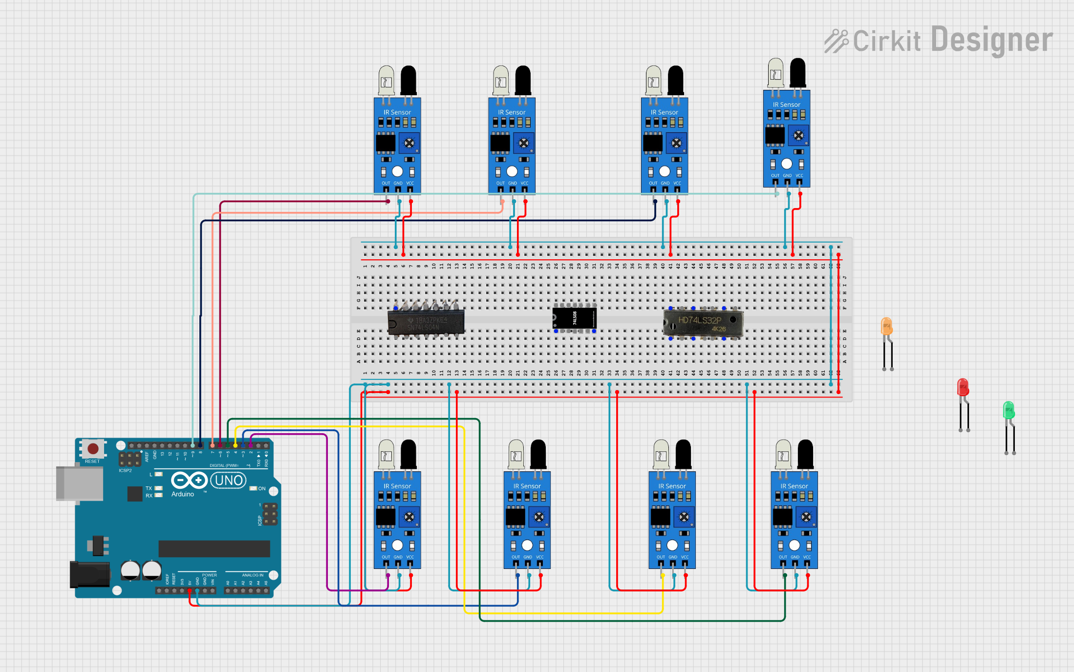 Image of mixed: A project utilizing ir sensor  in a practical application