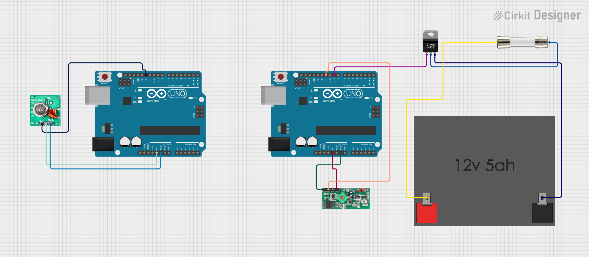 Image of radio shit: A project utilizing rxn433mhz in a practical application