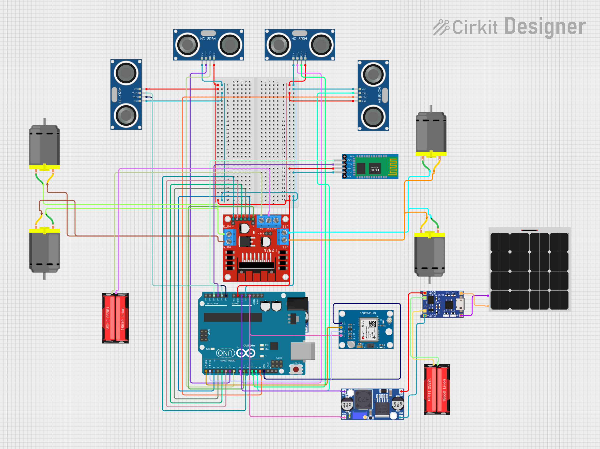 Image of STEMAX - Trash Cleaner Car: A project utilizing EasyDriver_v45 in a practical application