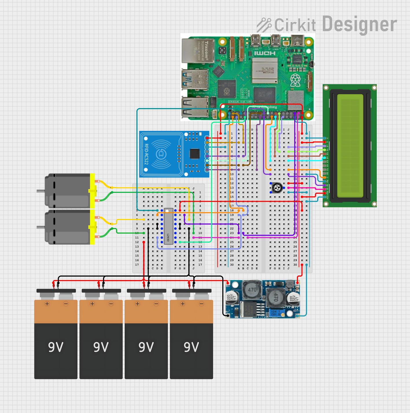 Image of SpeedyPiMVP: A project utilizing V_REG MIC5219 in a practical application