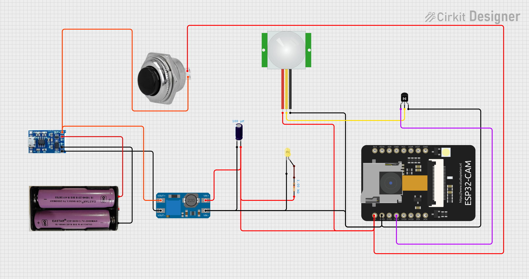 Image of intruder alert system: A project utilizing keystudio motion sensor in a practical application