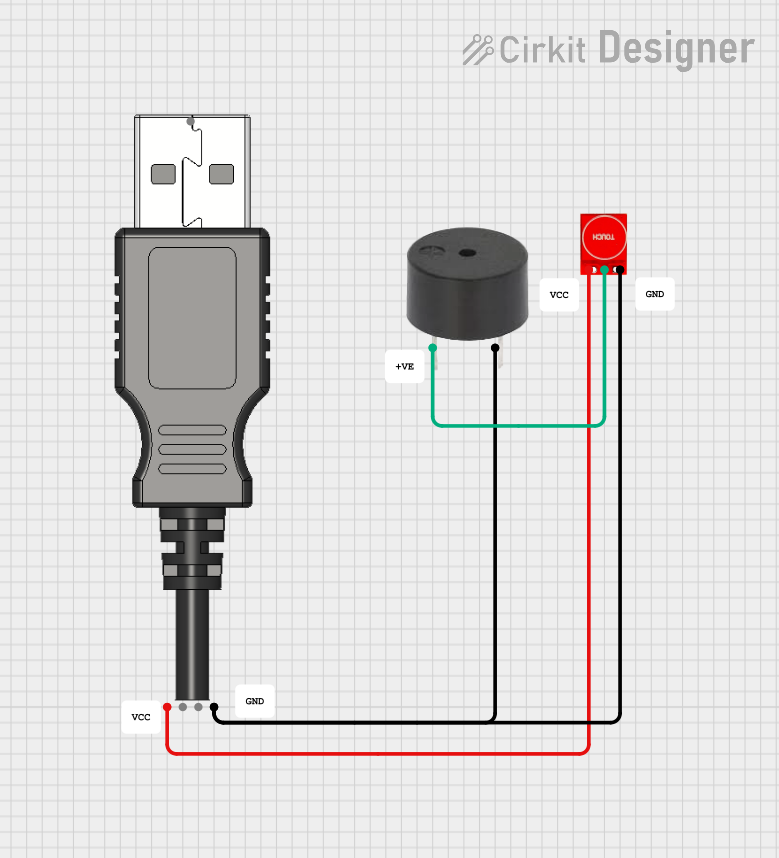 Image of Touch Door Bell: A project utilizing USB Plug in a practical application