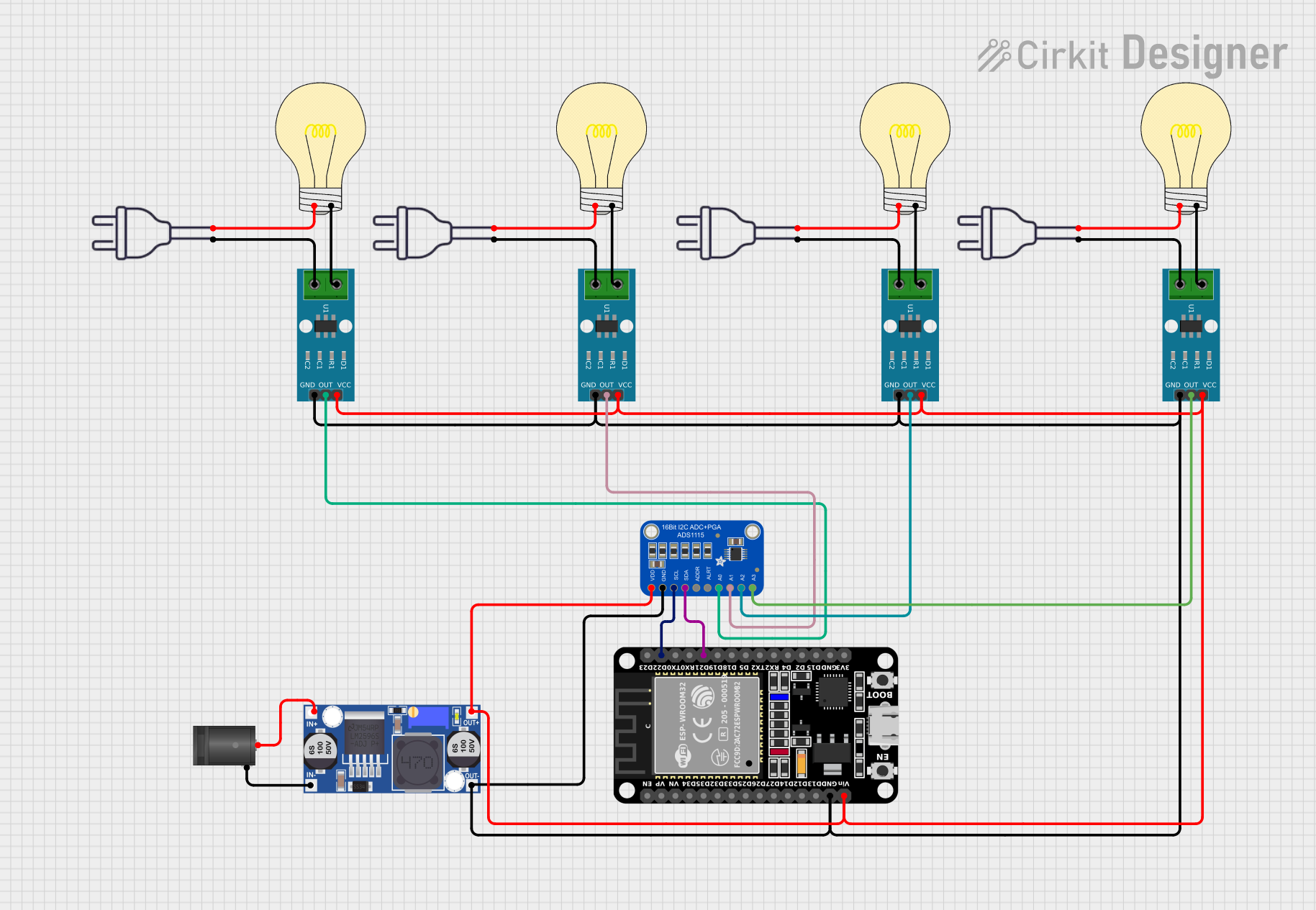 Image of Energy Monitoring System: A project utilizing Adafruit AP3429 3.3V Buck in a practical application